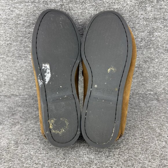 ✅Sperry Authentic Original A/O Boat Shoe Mens 10.5 Wide 2 Eye Brown Buck Leather - Picture 3 of 11